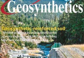 Fitzsimmons Creek Debris Barrier Featured in Geosynthetics Magazine